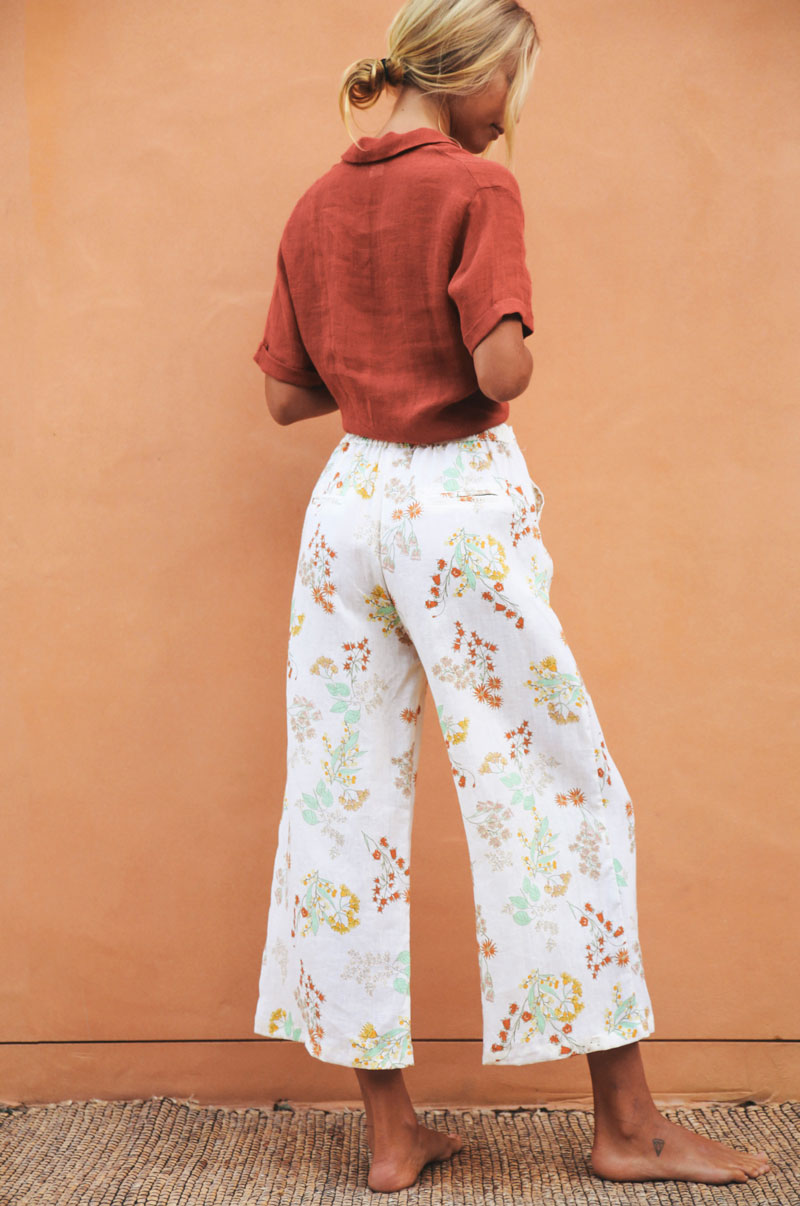 SAFARI Shirt - Terracotta linen - ROVE Designs