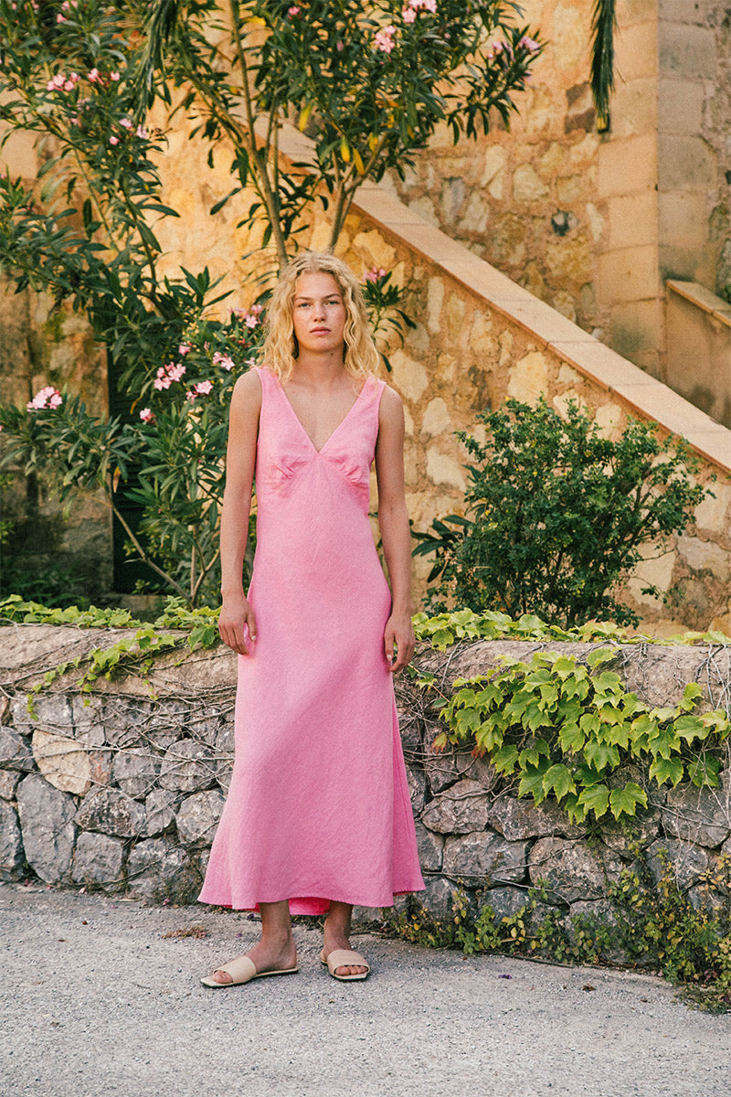 Sexy summer a-line slip dress 