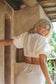 MERAKI Midi Dress - coconut linen