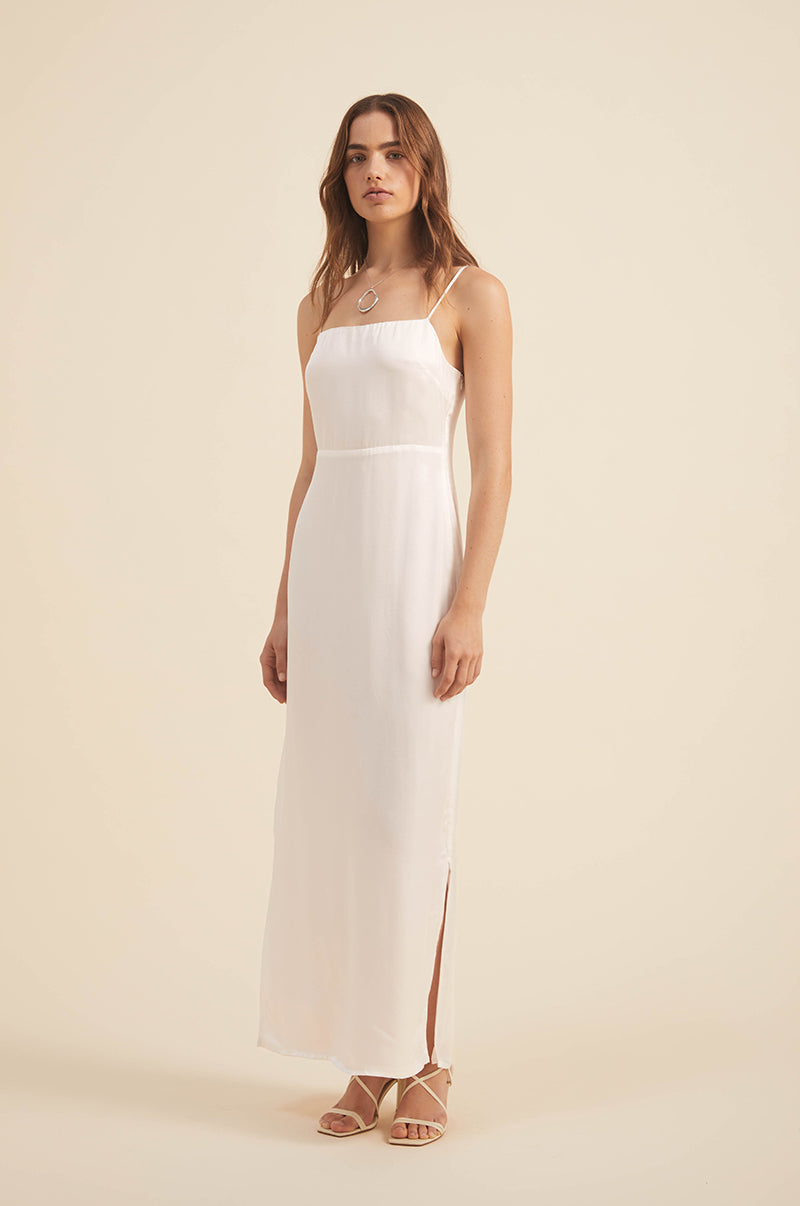 SELENE Maxi Dress - Soft White - ROVE Designs